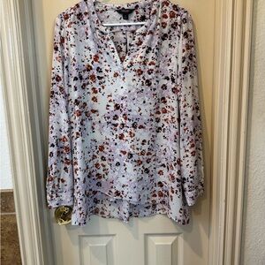 Simply Vera Vera Wang Purple Relaxed Blouse